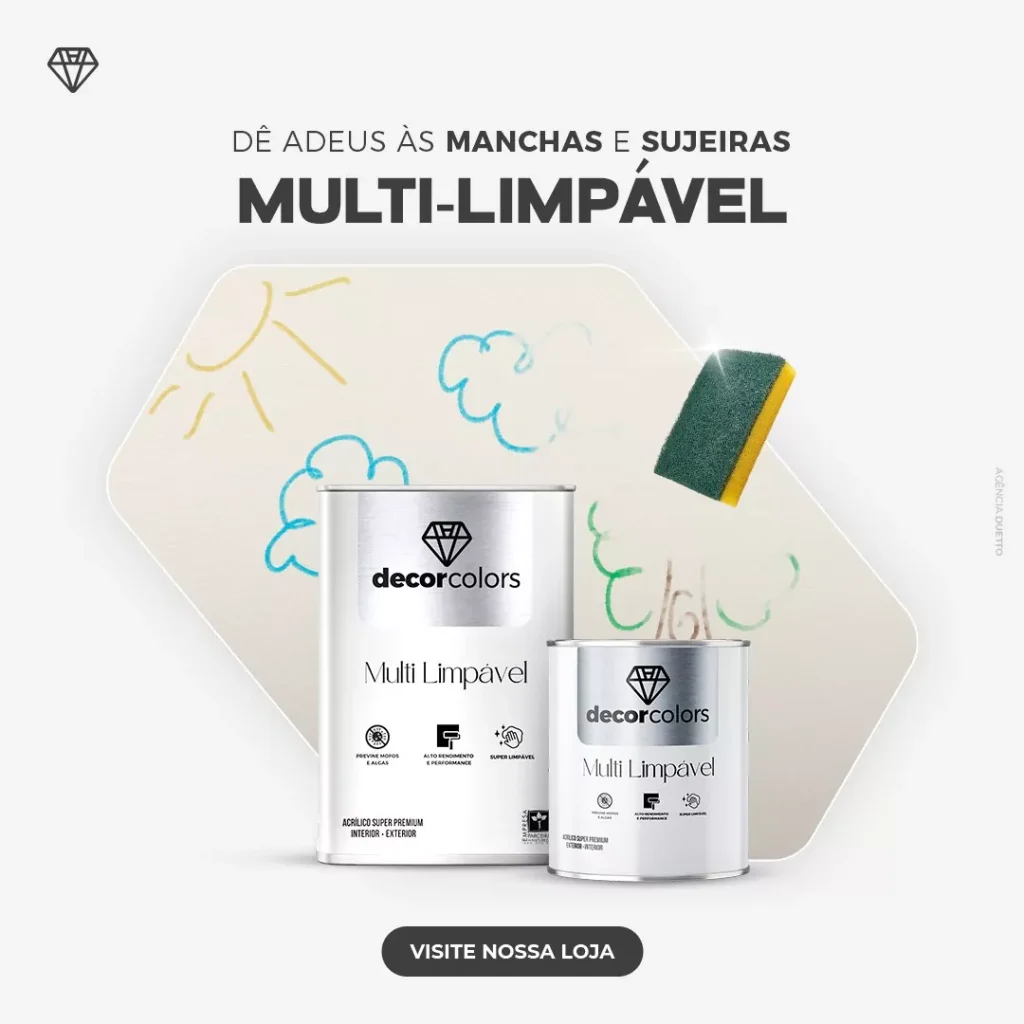 Tinta Multi Limpável 21,5kg - Decor Colors